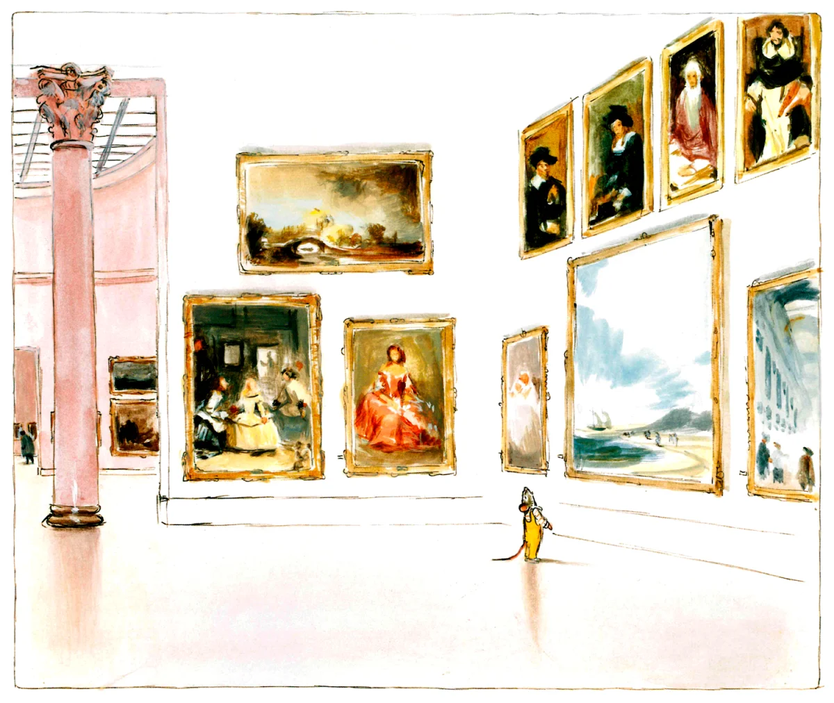 Мышка в музее