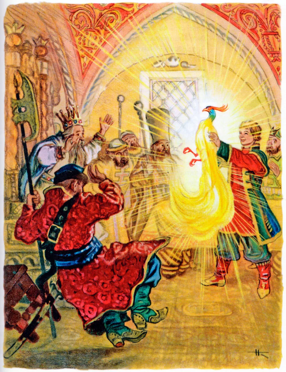 Иван показывает Жар-птицу