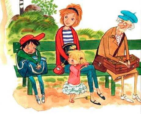 Юхан сел на лавочку