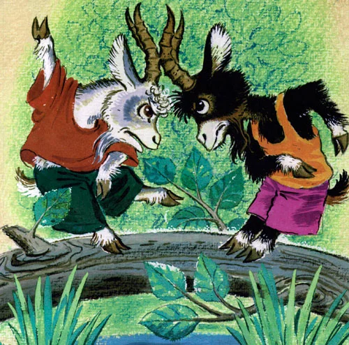 Сказка Два козлика - картинка 1