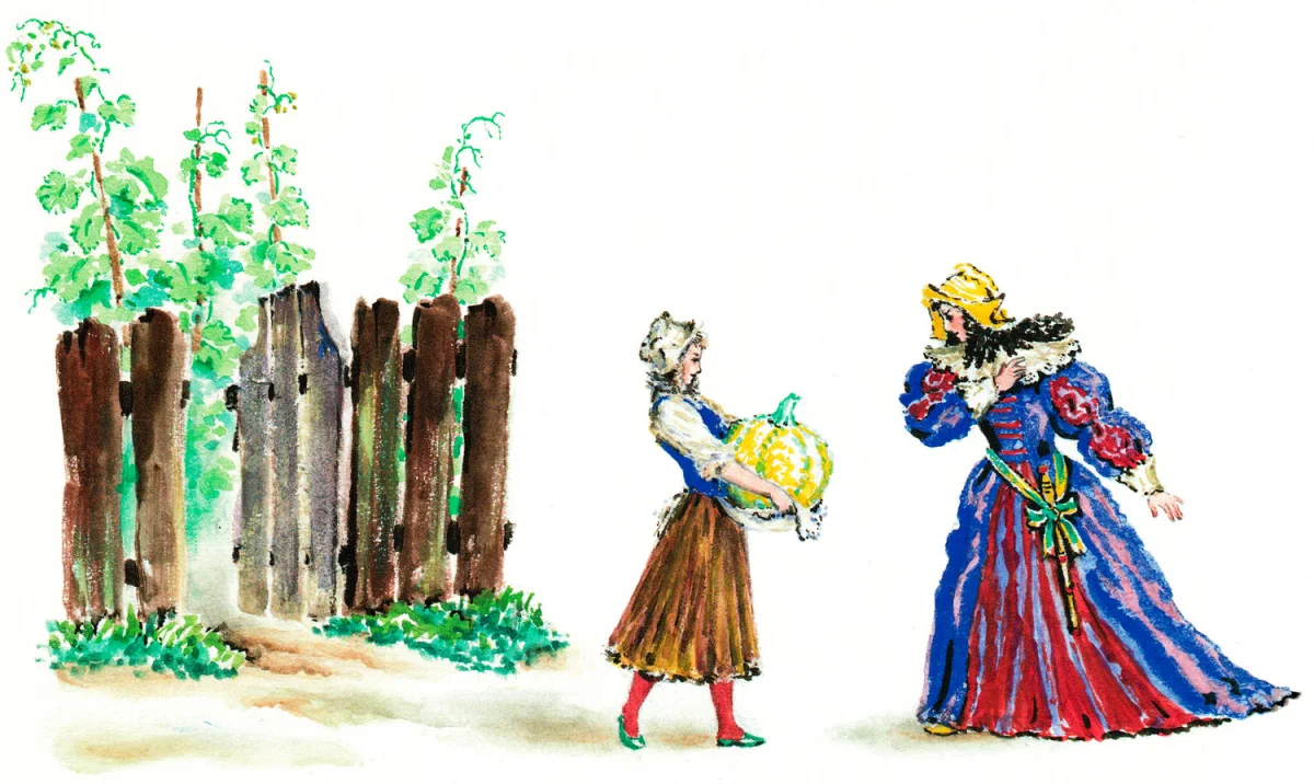 Золушка принесла тыкву