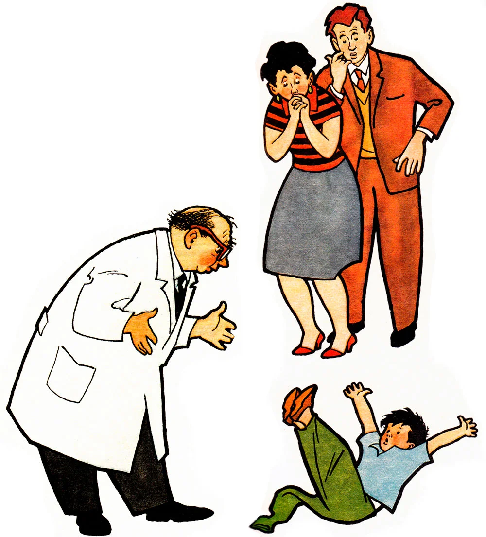 Доктор и родители мальчика