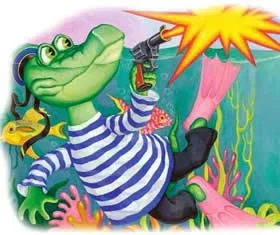 Крокодил Гена идет в армию