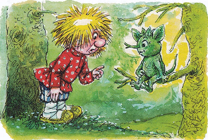 Кузька в лесу