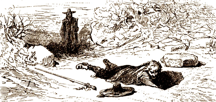 Мужчина у ямы