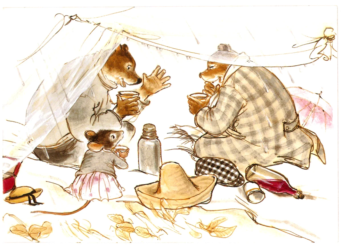 Все вместе пьют чай