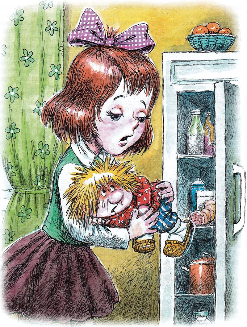 Кузька вылез из холодильника