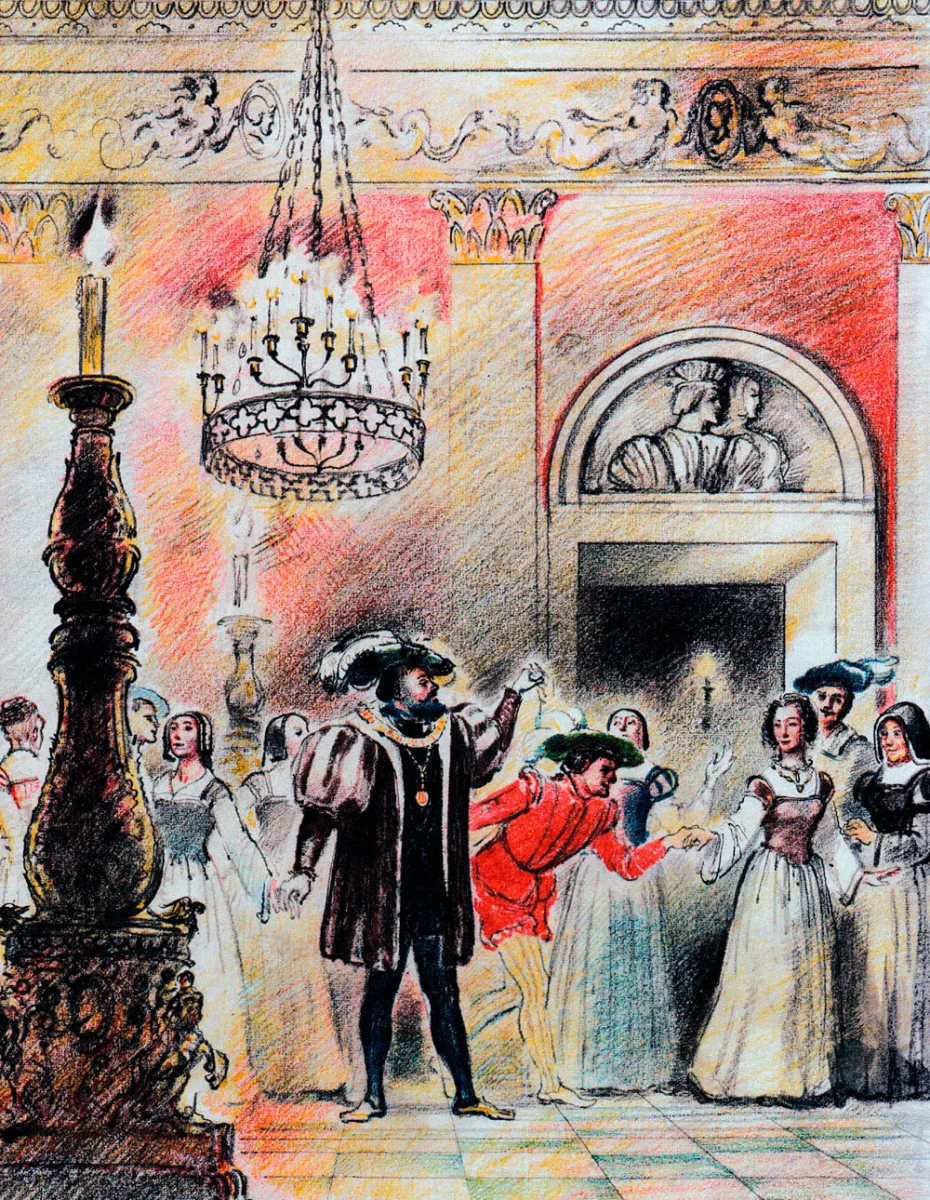 Синяя борода на балу