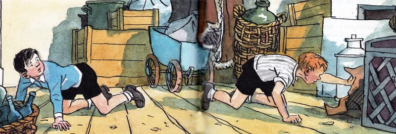 Ребята ищут своего друга