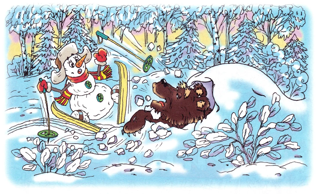 Медведь в берлоге