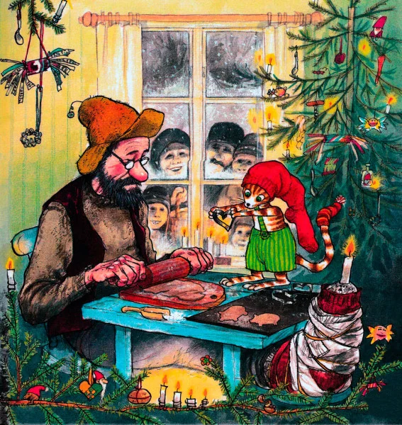 Рождество в домике Петсона