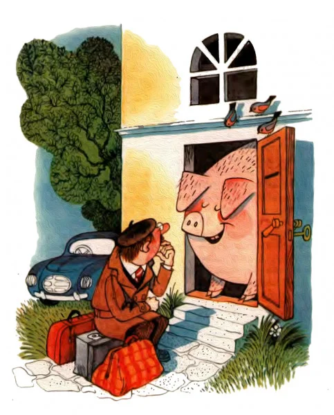 Почтальон и поросенок