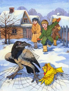 Сказка про Воронушку – черную головушку и желтую Канарейку