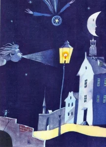 Старый уличный фонарь