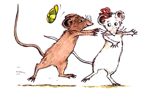 Ангелина и ее друг мышонок