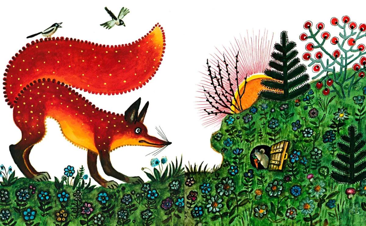 Мышонок в норке и лис