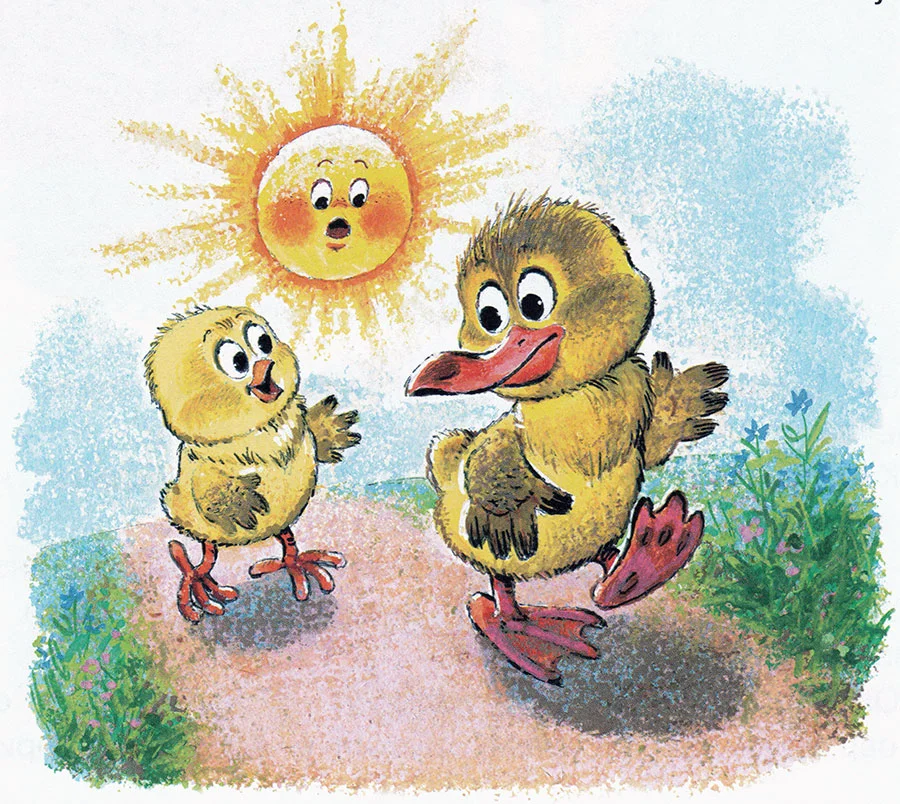 Цыпленок и утенок