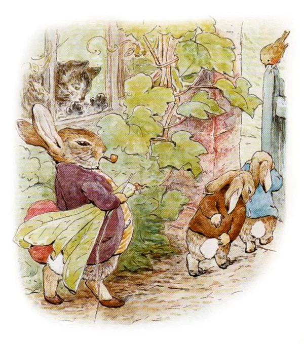 Кролики идут домой