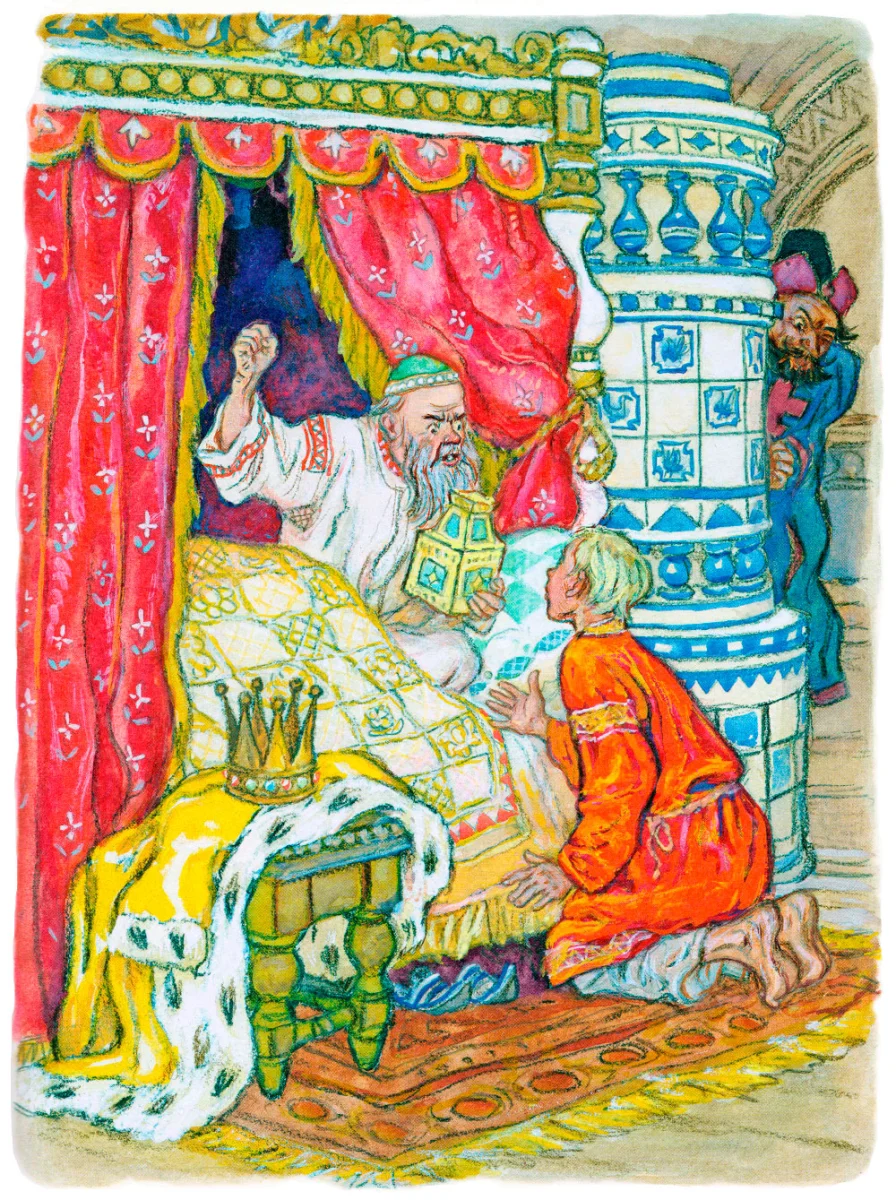 Царь ругается на Ивана