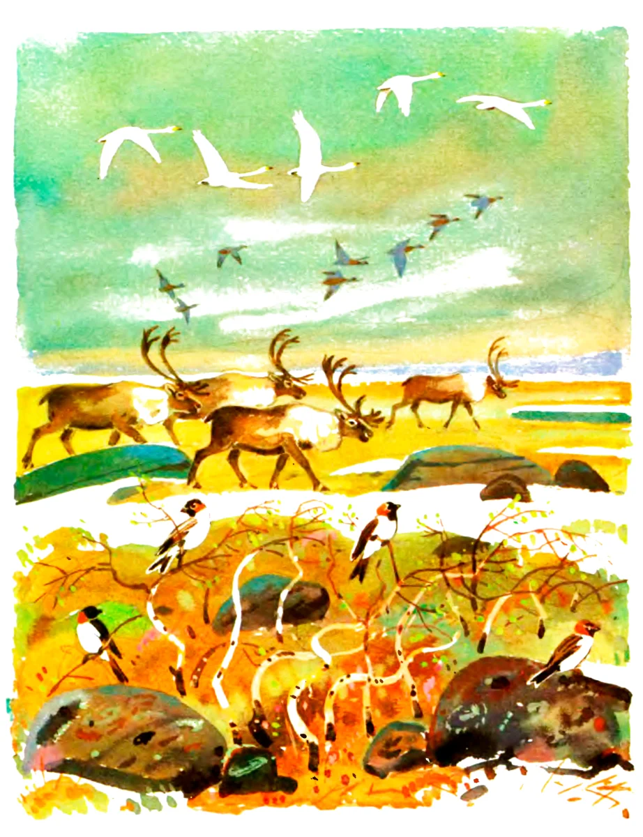 Пейзаж с животными