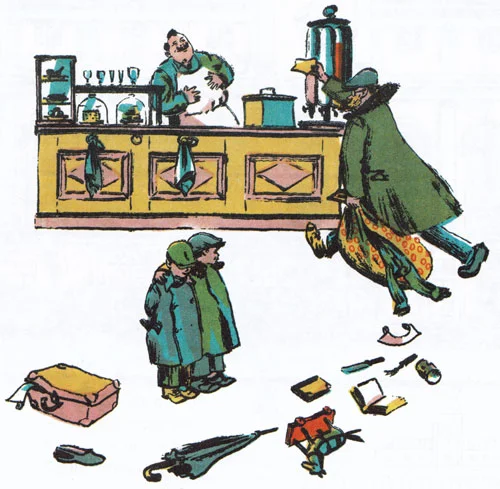 Рассеянный покупает билет