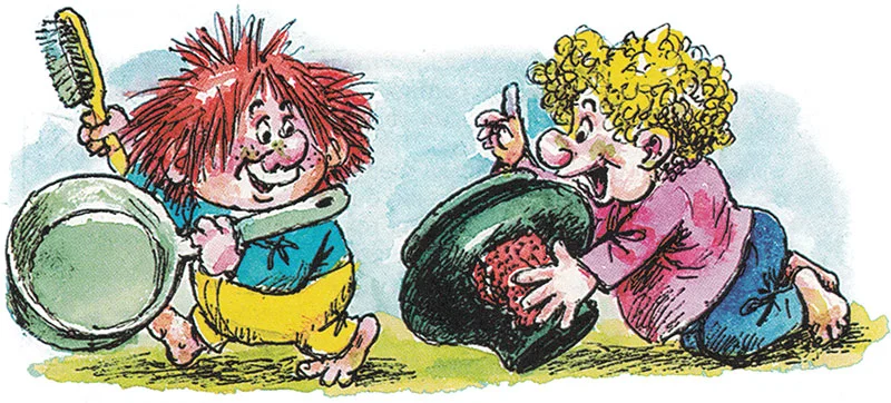 Домовые с посудой