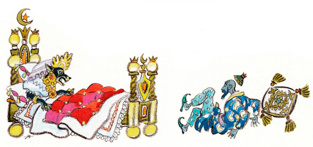 Серый волк в кровати напугал царя