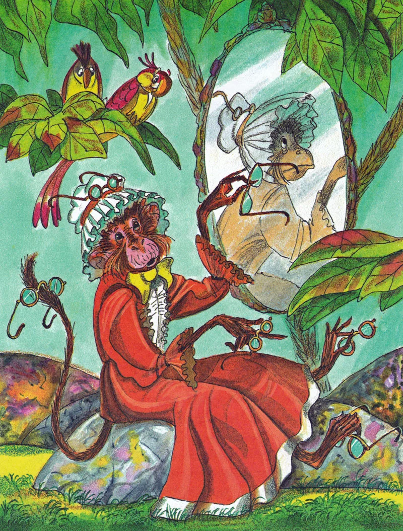 Мартышка и очки