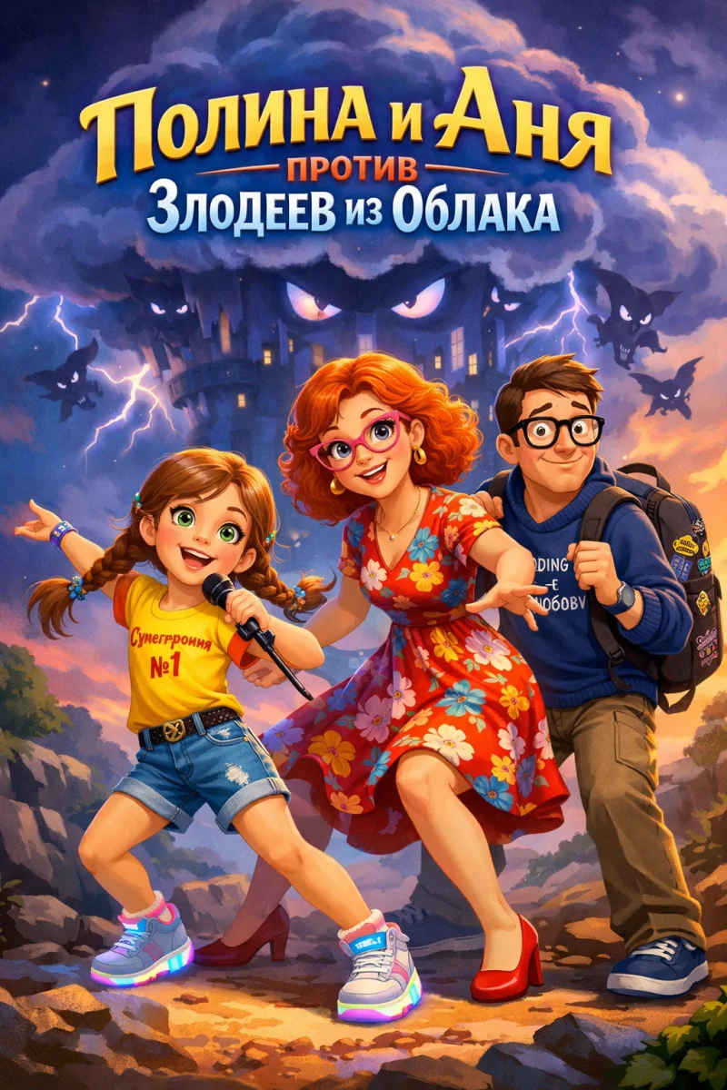 Полина и Аня против Злодеев из Облака